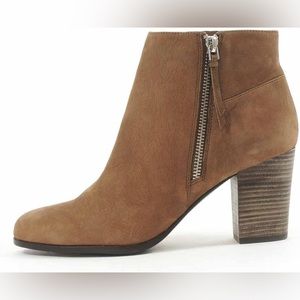 Cole Haan Davenport Brown Side Zip Ankle Booties Boots Women’s Sz 6